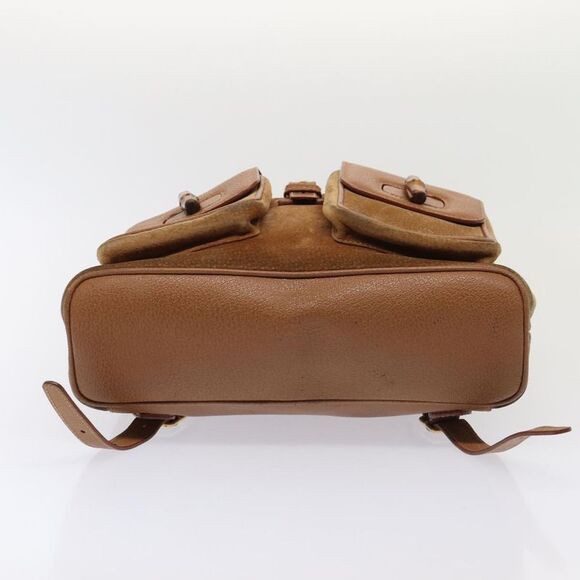 Gucci Bamboo Brown Suede Backpack Bag (Pre-Owned) - Picture 3 of 16